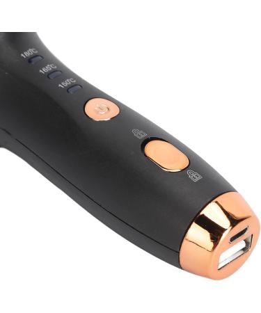Hair Curling Wand Temperature Adjustable Hair Straightener Curler USB Charging Multipurpose for Wavy Hair - Buy Online on GoSupps.com
