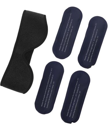 Versatile Ice Bags for Face - Hot & Cold Compress for Muscle Relief Dentistry & Facial Wrap (Black) - Buy Online on GoSupps.com