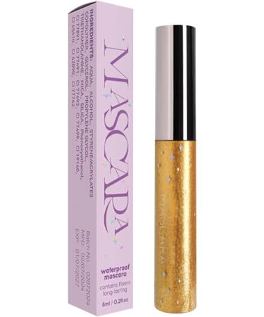  Ihdjasg Waterproof mascara for volume and length | 6 ml with glitter effect non-clump and long-lasting with a full-bodied effect for business trips travel home women  - Buy Online on GoSupps.com