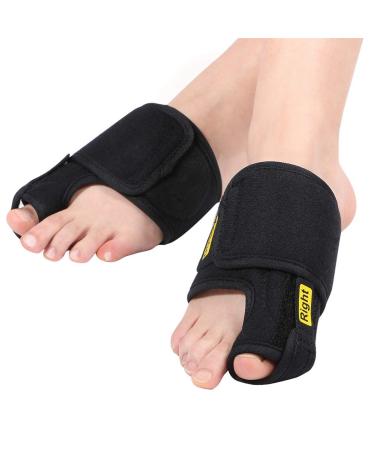 Bunion Corrector for Women and Men 1 Pair Orthopedic Bunion Splints Adjustable Soft Big Toe Separator Pain Relief Splints Brace Toe Straighteners Separators Hallux Valgus Correction Day Night Support