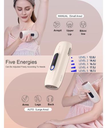 IPL Laser Hair Removal Device - Pain-Free 0.5 Sessions Dual Precision Heads for Face & Bikini Ideal for Armpits & Legs - Shop Now! - Buy Online on GoSupps.com
