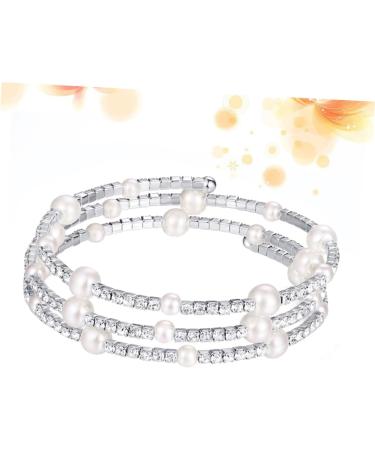 TENDYCOCO 2pcs Stretchy Bracelets Bangle Bracelets for Women Bracelet for Women Womens Bracelets Women Bracelets Jewelry Bracelets Stretch Bracelets for Women Crystals Bracelet Miss Diamond mediumx3pcs Silverx3pcs - Buy Online on GoSupps.com