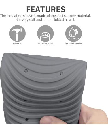 Fivetwofive 2X Grey Hair Straightener Holder Heat Resistant Mat Stand for Flat Curling Iron Hot Hair Tools - Buy Online on GoSupps.com
