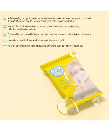 Ariul Stress Relieving Daily Pick Peeling Pads Exfoliation & Pore Care Dual-Sided Vegan Fabric Large Size 50% Green Tea Water Korean Skin Care 30 Counts x 3 Packs - Buy Online on GoSupps.com