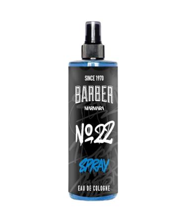 barber marmara Eau de Cologne Pump Spray Mens Graffiti After Shave Men's Fragrance Water Shaving Water Men Barber Men's Fragrances Body Spray Barbershop Travel Size (50 ml No22) 1.7 Fl Oz (Pack of 1) No22