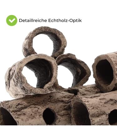 GarPet Aquarium Decoration - Shrimp Tribe Cave & Tube | Ideal for Shrimp Crab & Catfish Spawning - International Shipping Available - Buy Online on GoSupps.com