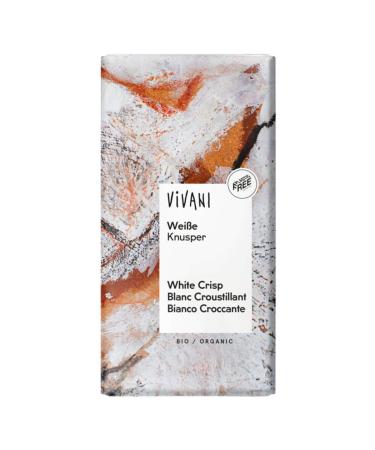Vivani Viviani White Crispy Chocolate - 100g - Pack of 10