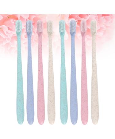 Travel-Friendly Organic Toothbrush Set - 6 Boxes of 8 Pieces | Portable Couple's Oral Care Essentials - Buy Online on GoSupps.com