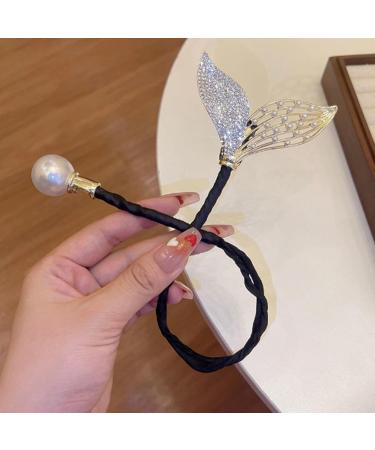 LONGLUAN Rhinestone Flower Hair Clip Elegant Lazy Hair Curler Elegant Meatball Head Hair Anti-Slip Hairpins Reusable Spiral Hair Braid Braiding Clips DIY Hair Styling Accessories (Green) - Buy Online on GoSupps.com