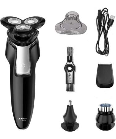 SID Electric Razor For Men 4 IN1 IPX7 Waterproof 4D Shaving Electric shaves (black) - Buy Online on GoSupps.com
