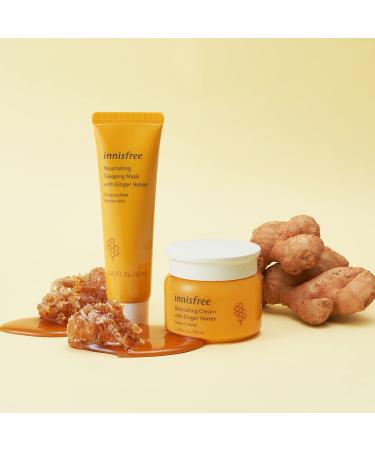 Innisfree Ginger Honey Nourishing Cream Face Moisturizer 1.69 Fl Oz - Hydrating Treatment - Buy Online on GoSupps.com
