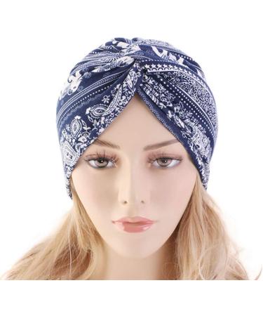 Minkissy 2pcs Sleep Turban Caps for Women | Elastic Chemotherapy Hat | Double Layer Headwear | Soft Sleep Caps - Buy Online on GoSupps.com