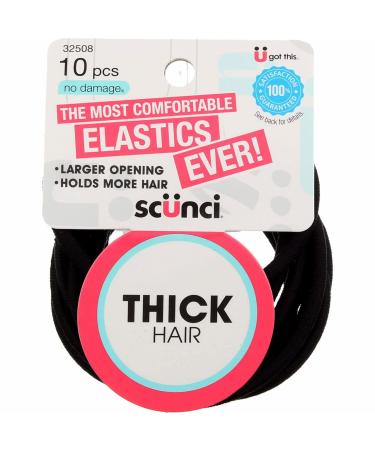 Scunci Extra Thick Hair Elastics - Strong Hold for Thick Hair - Buy Online on GoSupps.com