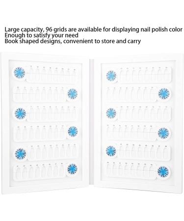 Nail Polish Display Book Materials Safety and Environmental Protection Color Card for Home Manicure Store Beauty Salon Salon Shop(White) - Buy Online on GoSupps.com
