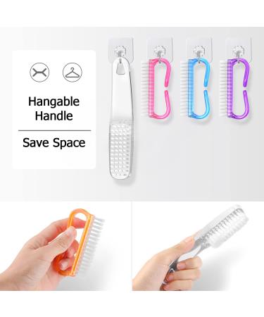 Larbois Nail Brush - 5 Pack Handle Grip Cleaning Brushes for Fingernails and Toes - Men and Women - Buy Online on GoSupps.com