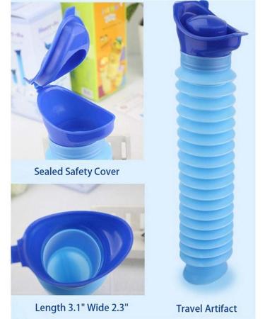Portable Emergency Travel Toilet Urinal for Camping and Hiking - 750ml - Buy Online on GoSupps.com