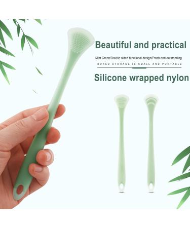 Silicone Tongue Brush Set - 4 Oral Hygiene Tools for Fresh Breath & Clean Tongue - Shenrongtong Dental Care - Buy Online on GoSupps.com