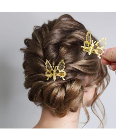 Buy Cute Butterfly Hair Clips Set - 10PCS Alloy Hairpin Claws for Ladies | International Shipping - Buy Online on GoSupps.com