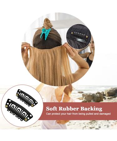 Emageren 100 Pcs Wig Clips - Premium Hair Extensions U-Form Metal Clips (32mm & 28mm) - Secure & Durable Hair Combing Solutions - Buy Online on GoSupps.com