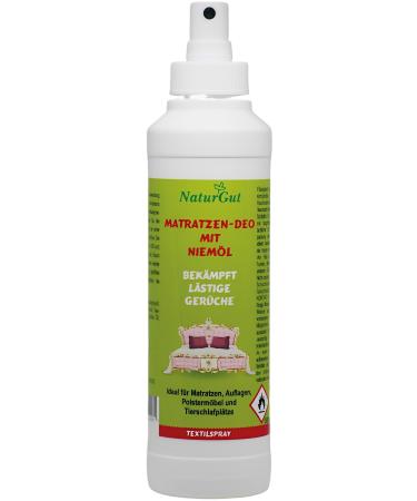 NaturGut Mattress deodorant spray with neem oil 250 ml to combat annoying odors Effective textile spray against odors for cool sleeping places