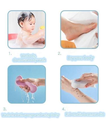 Super Peeler Exfoliating Bath Sponge - Remove Calluses & Dead Skin - Body Scrub for Adults & Children (Mixed Color) - Buy Online on GoSupps.com
