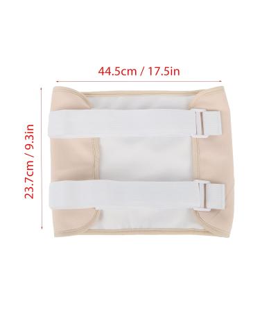 Sleep Adjustable Castor Oil Pack | Ergonomic Reusable Compress for Liver Detox - Khaki - Buy Online on GoSupps.com