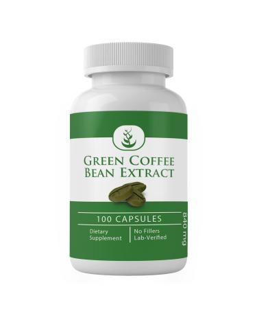 PURE ORIGINAL INGREDIENTS Green Coffee Bean Extract, (100 Capsules) Always Pure, No Additives Or Fillers, Lab Verified 100 Count (Pack of 1)