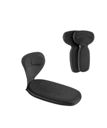 Half Insoles for Women Shoes Back Stickers High Heels Liner Insert Heel Pain Relief Cushion Pads for Shoe Size Reducer (Color : 1pair Black)