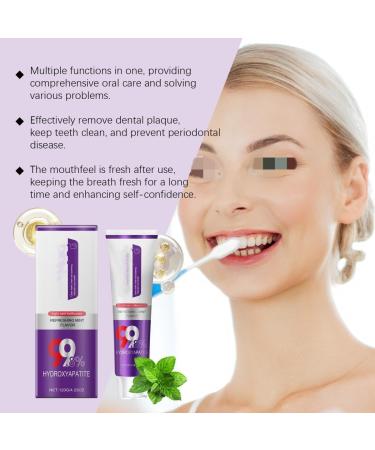 Yellow teeth cleaning toothpaste Protect tooth enamel remove yellow stains - Buy Online on GoSupps.com