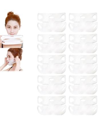 Double V Shape Chin Reducer Face Lifting Mask Stunning Beauty Face Collagen Face Mask Face Tape Lift With Aloe Vera And Hyaluronic Acid Ideal For Women & Men(9 UK)