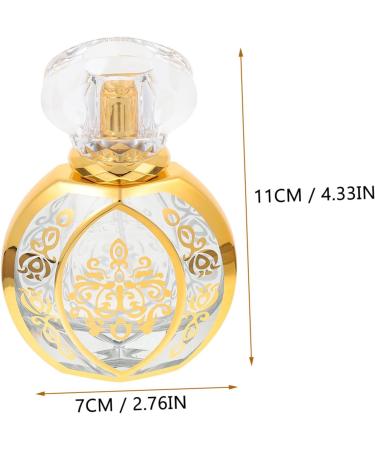 Housoutil Perfume Bottle Perfume Spray Bottle Short Spray Empty Atomizers Perfume Atomisers Refillable Mini Spray Bottle Refillable Cosmetic Containers Crystal Decorative Bottle Travel Glass - Buy Online on GoSupps.com