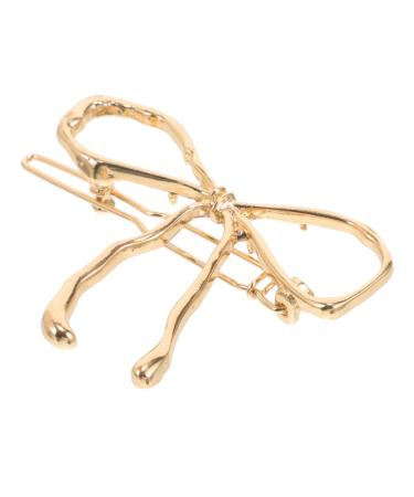 FRCOLOR Bow Hairpin Hair Pin Hair Accessories Tiara Hair Clips Hair Barrettes Cute Hair Clip Bow Clip for Girl Hair Bows Clip for Girls Girl Hair Bow Clip Copper Miss Headgear Fashion