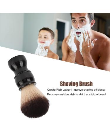 Ergonomic Men's Razor Brush | Professional Beard Care with Resin Handle & Soft Nylon Bristles - Buy Online on GoSupps.com