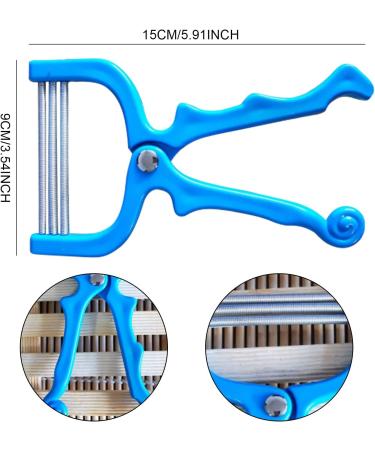 NITAIUN Spring Facial Hair Remover - 4 Pieces Manual Epilator Set for Upper Lip, Chin, Cheeks, and Neck - Beauty Tool for Women, Girls, and Men - Buy Online on GoSupps.com