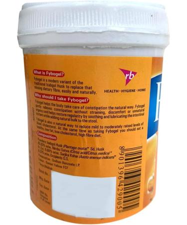 Fybogel Orange Isabgol Husk 100g - Gentle Relief for Constipation - Buy Online on GoSupps.com