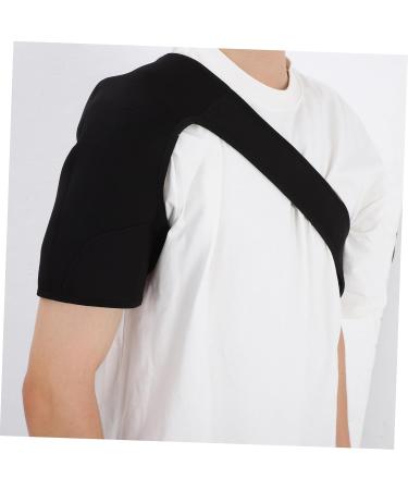 KALLORY Men's Shoulder Pads & Arm Sling - Sports Support Injury Recovery Shoulder Wraps & Brace Medium Black - Buy Online on GoSupps.com