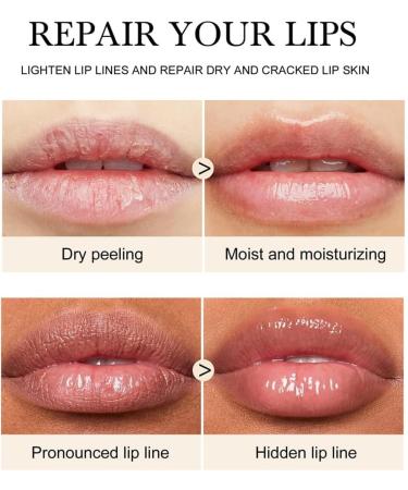 HADAVAKA Moisturizing Lip Oil Fruit Lip Gloss Plumper Clear Lip Oil Fruit Liquid Lip Oil Replenishes Water Hydrates Lip Glaze NonSticky Liquid Lipstick Can Keep Your Lips Plumper - Buy Online on GoSupps.com