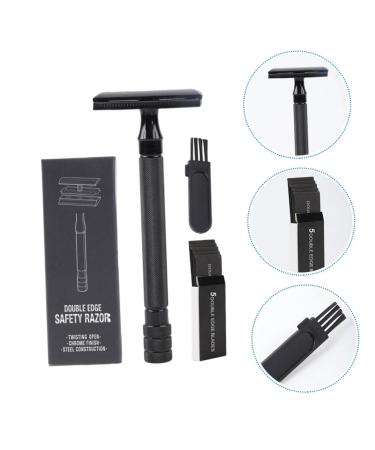 3 Sets Manual Shaver - Double Edge Beard & Hair Razor | Premium Metal Face Razor for Smooth Shaving - Buy Online on GoSupps.com