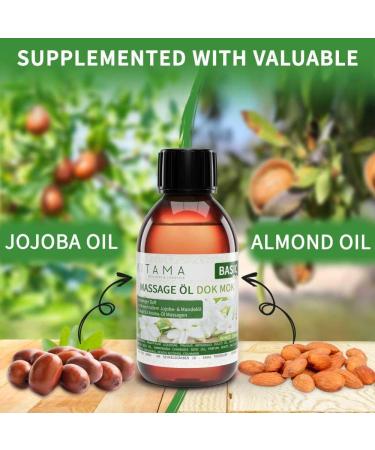 KitaMa DOK MOK Thai Water Jasmine Massage Oil - Nourishing Aromatherapy Body Oil - 250ml Relaxation Care Oil - Buy Online on GoSupps.com
