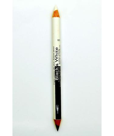 Shop Saffron Black and White Duo Eyeliner Pencil | Long-Lasting & Perfect for All Looks - International Shipping Available - Buy Online on GoSupps.com