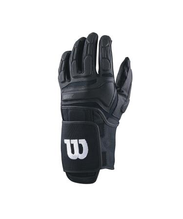 Wilson GST Trench American Football Lineman Gloves - Black Black M