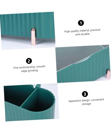 POPETPOP 1pc Box Cosmetic Cotton Storage Box Makeup Cotton Pads Clear Container with Lid Makeup Container Lip Plumper Gloss Clear Makeup Pad Storage Container Organizer Dog 21.35x9.1cm Green - Buy Online on GoSupps.com