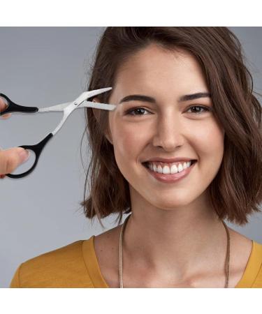 3 Pieces Eyebrow Scissors Professional Eyebrow Comb Scissors Reusable Eyebrow Stencils for Men and Women - Buy Online on GoSupps.com