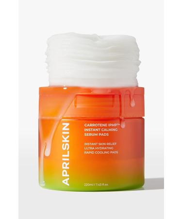 APRILSKIN Carrotene IPMP Instant Calming Serum Pads - Vegan, Cruelty-Free & Non-Comedogenic - Buy Online on GoSupps.com