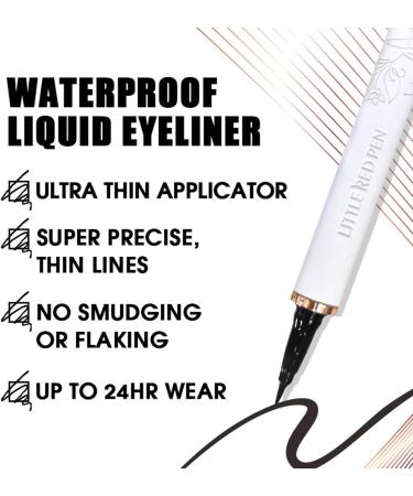 Eyeliner Marker - Long-Lasting Liquid Primer - Waterproof Eyeliner Pen | For Women and Girls for Dates and Parties | For Makeup Cosmetics and Beauty - Buy Online on GoSupps.com