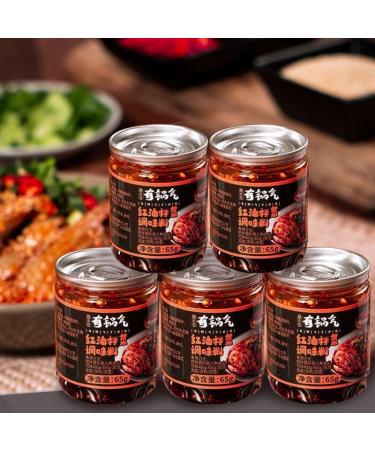 Red oil Chili Sauce Instant sauce Sesame Red Oil Spicy Sauce (65g*5/10/20 cans) dipping sauce Chili pepper mixed noodles sauce Chilli & Hot Pepper Sauce Miso delicious snack gifts (10 cans) - Buy Online on GoSupps.com