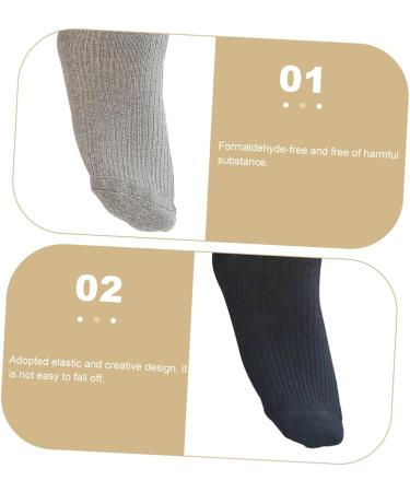 Hemoton 5 Pairs Diabetic Care Socks - Combed Cotton Non-binding Stocking Stuffers for Men and Women | Loose Fit Hospital Socks - Buy Online on GoSupps.com