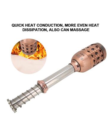 Copper Moxa Moxibustion Stick for Body Health - Hot Compress Massager | Shop Internationally - Buy Online on GoSupps.com