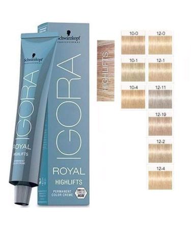 Schwarzkopf IGORA ROYAL HIGHLIFTS 10-14 Ultra Blonde Cendre Beige - Permanent Color Creme for International Shipping - Buy Online on GoSupps.com