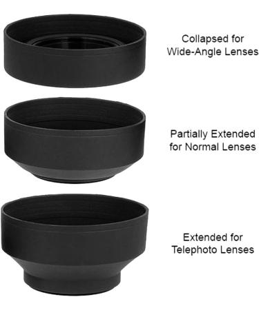 77mm Soft Lens Hood for Nikon COOLPIX P1000 - Improve Image Quality - Buy Online on GoSupps.com